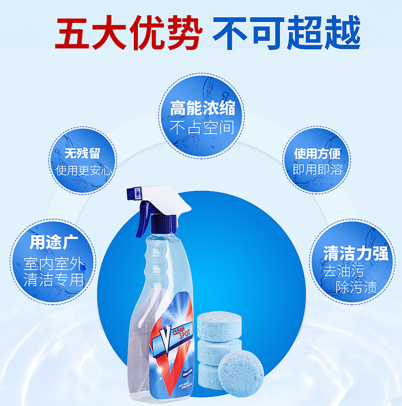 除油除水垢去污清洁片剂(图2)